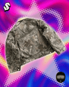 Y2K fashion camouflage men jacket American style street casualwear V neck polo top vintage pattern men women Harajuku sweatshirt