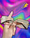 2023 Luxury Rhinestone Sunglasses for Women Y2K Retro Rimless Rectangle Sun Glasses Female Vintage Shades Travel Beach Eyewear