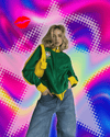 Brazil Aesthetic Zip Up Hoodies 2000s Retro Grunge Mall Goth Jacket Coat Y2K  Vintage Slim Sweatshirts Letter Embroidery Graphic