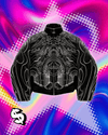 Retro Black Leather Jacket Oversized Loose Thickened Y2k Zipper Jacket Hip Hop Goth Rock Men and Women Coats Jackets Streetwear
