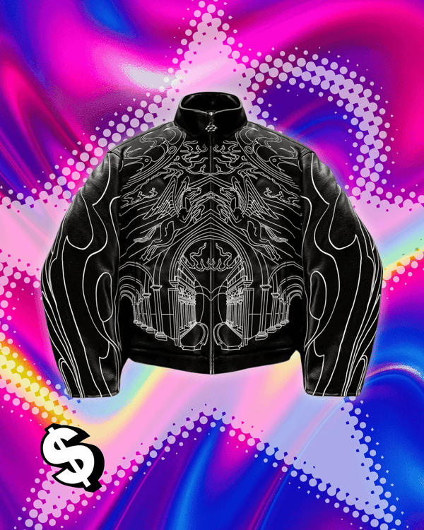 Retro Black Leather Jacket Oversized Loose Thickened Y2k Zipper Jacket Hip Hop Goth Rock Men and Women Coats Jackets Streetwear