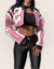 Weird Puss Faux Leather Varsity Jacket Women Hipster Letter Print Autumn Casual Sporty Wild Streetwear Uniform Trend Crop Coat