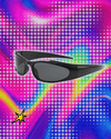 Y2k Sunglasses For Women Vintage Punk Men's Sun Glasses Retro Oval Mirror Lenses Eyewear Outdoor Cycling Goggle UV400