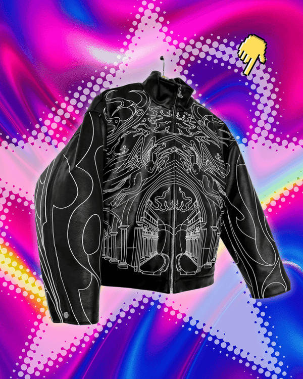 Retro Black Leather Jacket Oversized Loose Thickened Y2k Zipper Jacket Hip Hop Goth Rock Men and Women Coats Jackets Streetwear