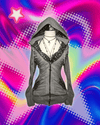 Women's Y2K Leopard Print Hoodie