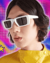 New Y2K Sunglasses for Men Women Trendy Sun Glasses Goggle Man Brand Designer Square Glasses Shades Female UV400 Eyewear