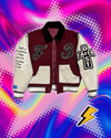 Y2K Harajuku New Fashion Letters Flocking Embroidered Baseball Uniform Men High Street Retro Hiphop Popular Casual Jacket Couple