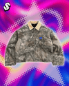Y2K fashion camouflage men jacket American style street casualwear V neck polo top vintage pattern men women Harajuku sweatshirt