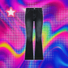New Flare Jeans Women's Low Waist Trousers Vintage Aesthetic Denim Pants Streetwear Mom Casual Korean Fashion Y2kJeans