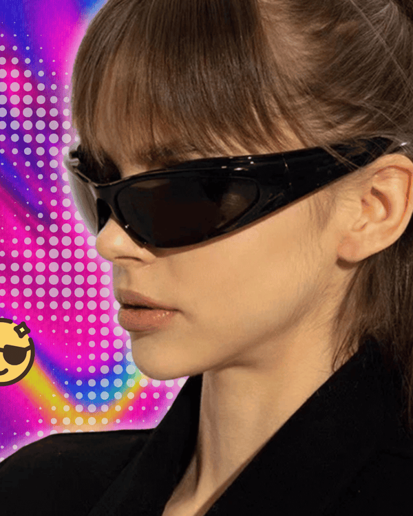 Y2k Sunglasses For Women Vintage Punk Men's Sun Glasses Retro Oval Mirror Lenses Eyewear Outdoor Cycling Goggle UV400