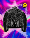 Retro Black Leather Jacket Oversized Loose Thickened Y2k Zipper Jacket Hip Hop Goth Rock Men and Women Coats Jackets Streetwear