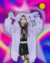 2025 Winter Clothing Women Jackets Harajuku Rabbit Ears Punk Black Coats Thicked Furry Zipper Oversized Y2k Tops Ropa Mujer
