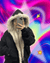 American Retro Fur Collar Hooded Jacket Women Y2K Streetwear Winter New Velvet Thickened Warm Harajuku Loose Casual Jacket