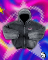 Divin Vintage Washed Jacket Y2K Zipper Hoodie Mens Rock Hip Hop Retro Embroidery Oversized Hoodie Sweatshirt Zipper Jacket Coats