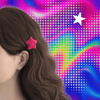 Y2K Pink Bow Hair Clips