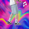 2025 Baggy Jeans Shorts for Men Casual Loose Fit Wide Leg Denim Jorts Y2K Vintage Hip Hop Skateboard Long Jorts Male Streetwear