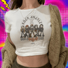 Bratz hippiecyber y2k fairy grungecrop top Female gothic90s vintage trashy clothing