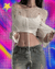 White Slash Neck Grunge Knitted Women's Sweater Hole Ripped Pullover Crop Top Harajuku Hollow Out Sexy Summer Jumpers