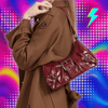 Spring Hot Selling Maillard-Style Retro Style Small Bag Spicy Girls Y2K Vintage Leather Shoulder Underarm Bag Commuter Handbag