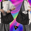 Workwear Canvas Shoulder Bag Large Capacity Retro Messenger Bag New Student Class Messenger Bag