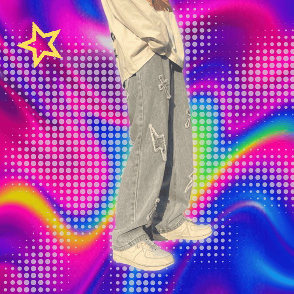 High Street Loose Casual Pants Men's Jeans Denim For women Men Same Paragraph Y2k baggy pants baggy jeans cargo pants men