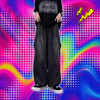 Spring And Autumn Vintage Wide Leg Big Pocket Overalls Men Y2K Neutral Loose Straight Leg Casual High Street Hip Hop Jeans