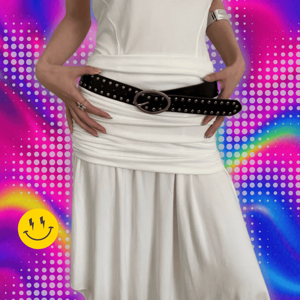 Y2K Boho Rivet Belt