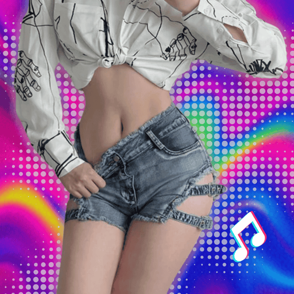 MEXZT Y2K Denim Shorts Women Sexy Hollow Out Short Jeans Streetwear Korean Fashion High Waist Slim All Match Short Hot Pants New