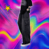 Spring And Autumn Vintage Wide Leg Big Pocket Overalls Men Y2K Neutral Loose Straight Leg Casual High Street Hip Hop Jeans