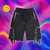 Techwear Shorts for Men Y2k Streetwear Japanese Fashion Harajuku Punk Summer Sport Cargo Shorts Men Baggy Clothing with Ribbons