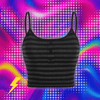 Y2K Goth Striped Cami
