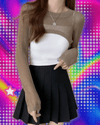 Women Y2k Crochet Knit Hollow Out Crop Top Long Flared Sleeve Shrug Sweater Mesh Cover Ups Cardigan Streetwear