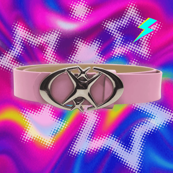 Y2K Moon Star Belt