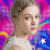 Y2K Silver Star Hair Clips