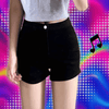 Y2k Shorts Women Harajuku Oversized Pattern Ironing Retro Goth Women Clothing Jean Shorts High Waist Hip Sexy Girl Biker Shorts