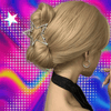 Y2K Silver Star Hair Claw