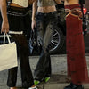Y2K Streetwear Flare Denim