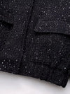 Y2K Shiny Short Sequin Coat