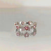 Y2K Sparkling Pink Rings