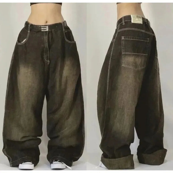 Y2K Multi-pocket Baggy Jeans