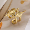 Y2K Copper Stars Ring