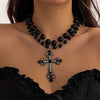 Y2K Cross Necklace