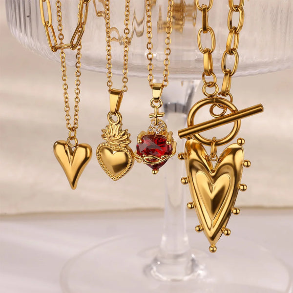 Y2K Gold Color Necklace