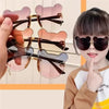Y2K Bear Rimless Shades