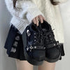Y2K Chunky Chain Ankle Boots