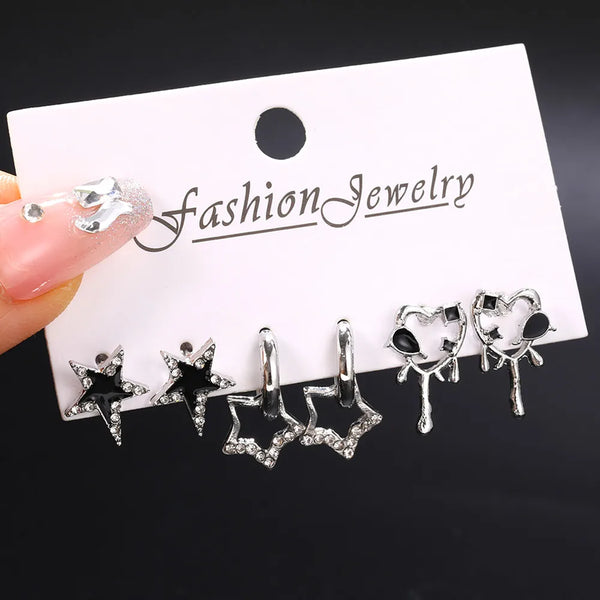 Y2K Butterfly Earring Set