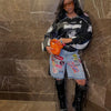Y2K Cartoon Embroidery Shorts