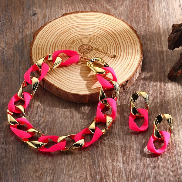 Y2K Fluorescent Necklace