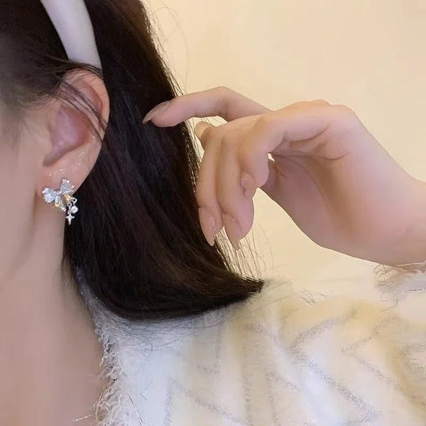 Y2K Bowknot Stud Earrings