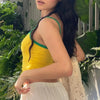 Y2K Brazil Crop Top